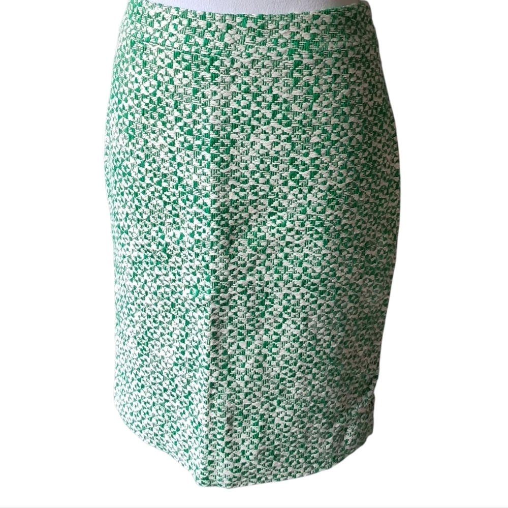 Cotton J Crew Tweed Skirt